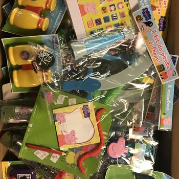 PEPPA PIG OYUNCAK KARMIŞI (100 Adet) - Hazine Sandığı Dolumu
