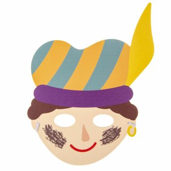 SINTERKLAAS - SINT & PIET FOAM MASKELER (48 adet)