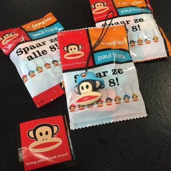 M&Uuml;THİŞ UCUZ | S&uuml;rpriz Pakette Paul Frank Maymun Askı / Dangler (100 adet)