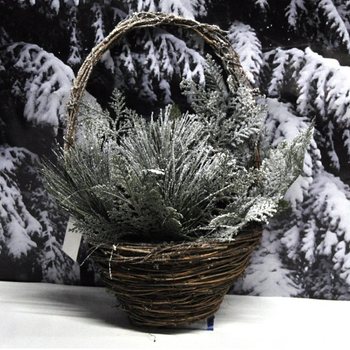 BÜYÜK LÜKS NOEL SEPETİ / KAPI SÜSÜ (4 adet)