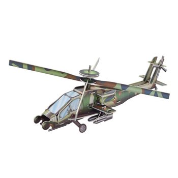 B&uuml;y&uuml;k 3D Yapboz &ndash; Apache Helikopteri (3 adet)