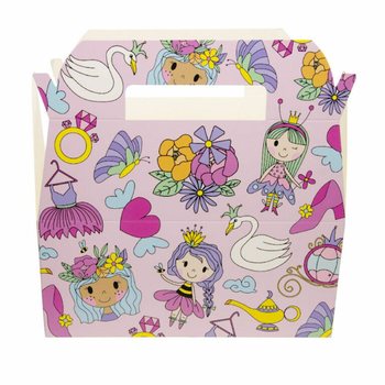 Prenses Menü Kutusu - Çocuk Menü Kutuları - 22,5 x 12 x 9,5 cm (24 adet)