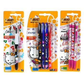 HELLO KITTY BIC KARIŞIK KALEM KARTI (12 adet)