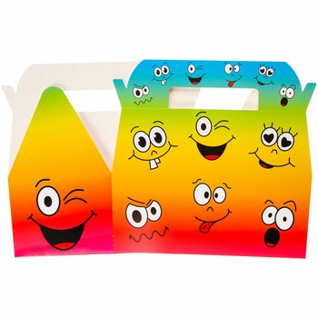 Smiley &Ccedil;ocuk Men&uuml; Kutusu - 22,5 x 12 x 9,5 cm (24 adet)