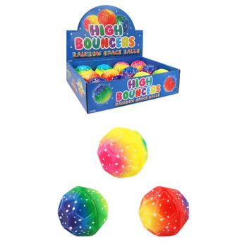 HIGH BOUNCE RAINBOW SPACE ZIPLAYAN TOP - STANTLI (12 Adet)