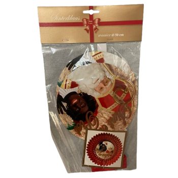 SINTERKLAAS DEKORATİF YELPAZE &Oslash;50 CM - KATLANABİLİR (6 adet)