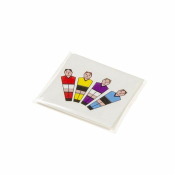 Eğlenceli Futbol D&ouml;vmeleri - 48 Paketli Stand (Paket başına 12 D&ouml;vme)