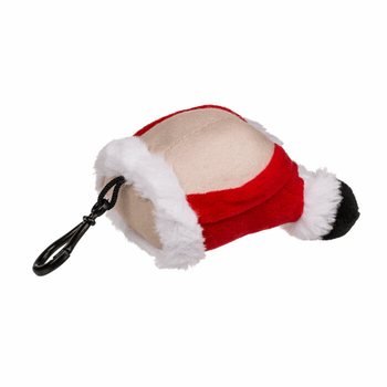 Sesli Peluş Noel Baba Anahtarlık - Yellenme Sesli (24 adet) - MEGA UCUZ