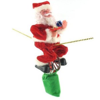 TEK TEKERLEKLİ BİSİKLETTE NOEL BABA (2 adet)