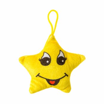 NEŞELİ PELUŞ YILDIZLAR - 12 cm (24 adet)