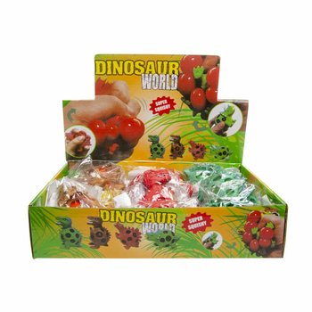 Squishy Mesh Dinozor Stres Topu - Stand (12 Adet)