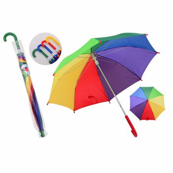 Toptan G&ouml;kkuşağı Şemsiye &Oslash;68 cm (12 adet)