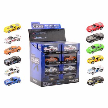 DIE CAST S&Uuml;PER SPOR ARABALAR, 1:43 &Ouml;L&Ccedil;EK TEŞHİR KUTUSUNDA (24 adet)