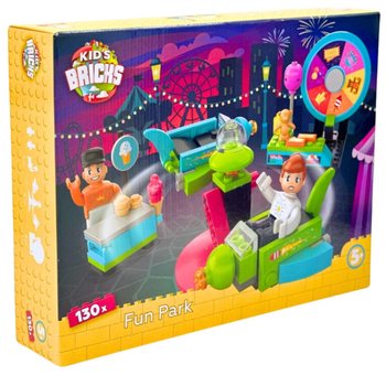KIDS BRICKS FUN PARK - YAPIM BLOKLARI SETİ - 130 PAR&Ccedil;A (1 ad.)