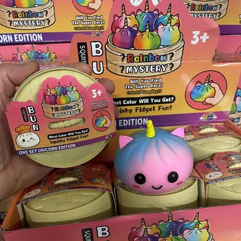 RAGE - Squishy Bun Dumplings B&Uuml;Y&Uuml;K - UNICORN SERİSİ (8,5 x 8,5 x 7,5 cm) (12 adet)