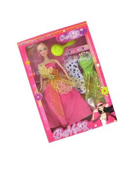 BEAUTY SET Aksesuarlı Oyuncak Bebek Seti (2 adet)
