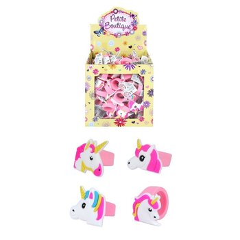 Çocuk Yüzükleri Unicorn / Tekboynuz Model Teşhir Kutusunda (156 adet)