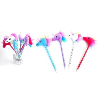 PELUŞ UNICORN / TEK BOYNUZLU AT KALEMLER (12 adet)