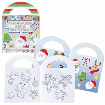 Çıkartmalı Küçük Noel Boyama Kitapları (48 adet)