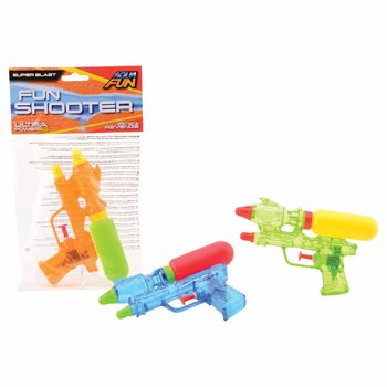 AQUA FUN - Su Tabancaları, 16 cm - Askılı Kartlı (12 Adet)