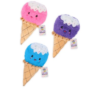 PELUŞ B&Uuml;Y&Uuml;K DONDURMALAR - 25 CM - KARIŞIK RENKLER (12 Adet)