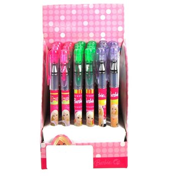 Stantlı Barbie Jel Kalem (24 Adet)