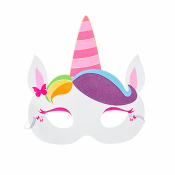 K&ouml;p&uuml;k Unicorn Maske Karışımı (48 adet)