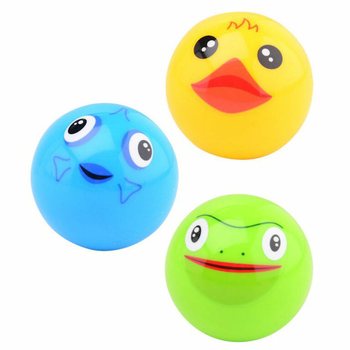 HAPPY WORLD - BEBEK HAYVANLI BANYO OYUNCAK TOPLARI - 0 Aydan İtibaren (1 Adet)