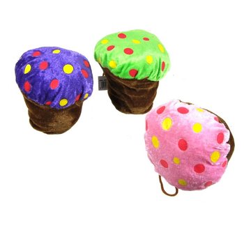 Renkli peluş cupcake 10 cm (24 adet)