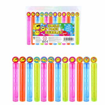 Renkli Smiley Köpük Balon Değnekleri (12'li Paket)