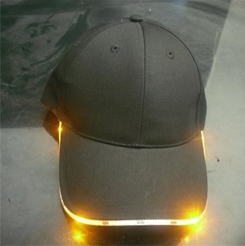 IŞIKLI LED ŞAPKA / PARTY CAPS - RENK: TURUNCU (12 adet)