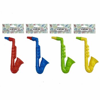 SAKSAFON - 16 CM Y&Uuml;KSEKLİK - KARIŞIK RENKLER (12 adet)