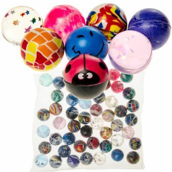 Karışık Zıplayan Toplar Ø 3,2 cm (50 Adet)