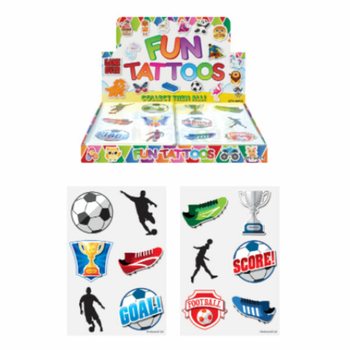 EĞLENCELİ DÖVMELER - MODEL: FUTBOL STANTTA (96 Adet)
