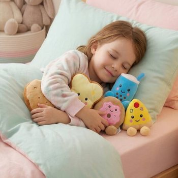 PELUŞ YİYECEK FİG&Uuml;RLERİ - 13 CM - KARIŞIK MODELLER (12 adet)