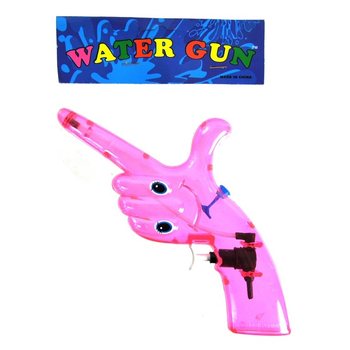 El Şekilli Pembe Su Tabancası 22 cm (12 Adet)