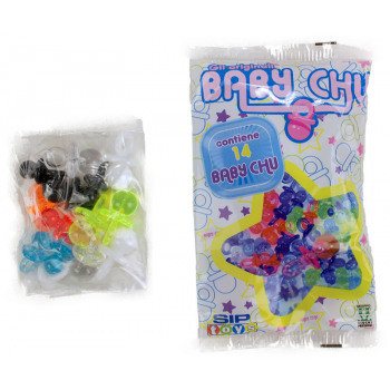 Blindbag İ&ccedil;inde 14 Adet K&Uuml;&Ccedil;&Uuml;K BABY CHU EMZİK (24'l&uuml;)