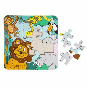 Karışık Orman Puzzle Seti (14x14cm) - 50 Adet Avantaj Paketi