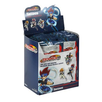 BEYBLADE D&ouml;vme &Ccedil;ıkartmaları Standlı (100 Adet)