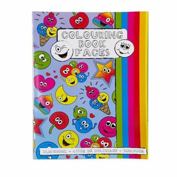 A4 Smiley Çıkartmalı Boyama Kitabı (12 Adet)