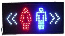 LED Tabela - TUVALET / WC Reklam Panosu
