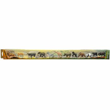 ANIMAL WORLD - KARMAN VAHŞİ HAYVAN OYUNCAK FİG&Ouml;RLERİ (12 Adet)