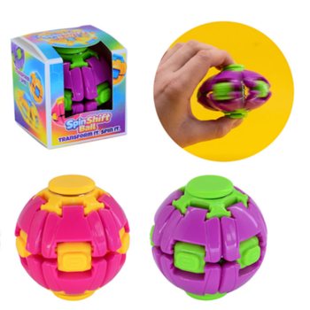 SPIN & POP FIDGET SPINNER TOP - SPIN SHIFT BALL - TEŞHİR KUTUSUNDA (24 ADET)