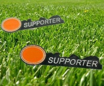 Futbol Taraftar Rozeti Turuncu (12 adet)