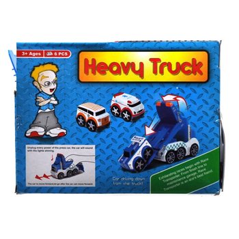 Işıklı ve Sesli Oyuncak Tır ve Dorse (6 Par&ccedil;a)