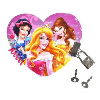 DISNEY PRENSESLERİ KİLİTLİ G&Uuml;NL&Uuml;K (10 adet)