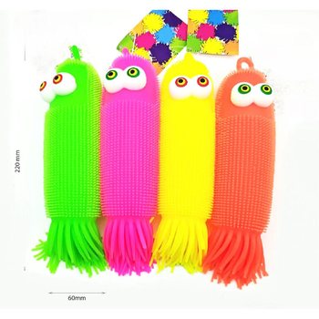 Puffer Ahtapot Sıkma Topu - 20cm - Teşhir Kutusunda (12 Adet)
