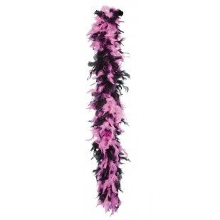 Prensesler İ&ccedil;in Siyah/Pembe Boa 180 cm (6 adet)