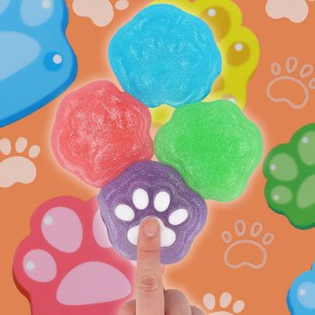 K&ouml;pek Patisi J&ouml;le Slime - Paw Shaped Putty (24 Adet)