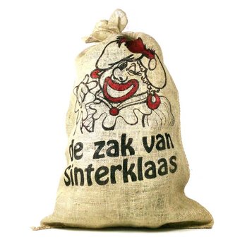 Noel Baba ve Aziz Nikola için Büyük Jüt Çuval
